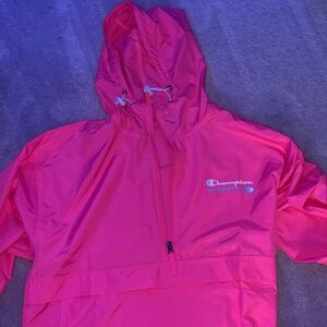 Water resistant champion jacket 
Size Large